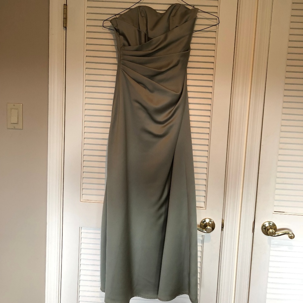 Green Strapless Dress